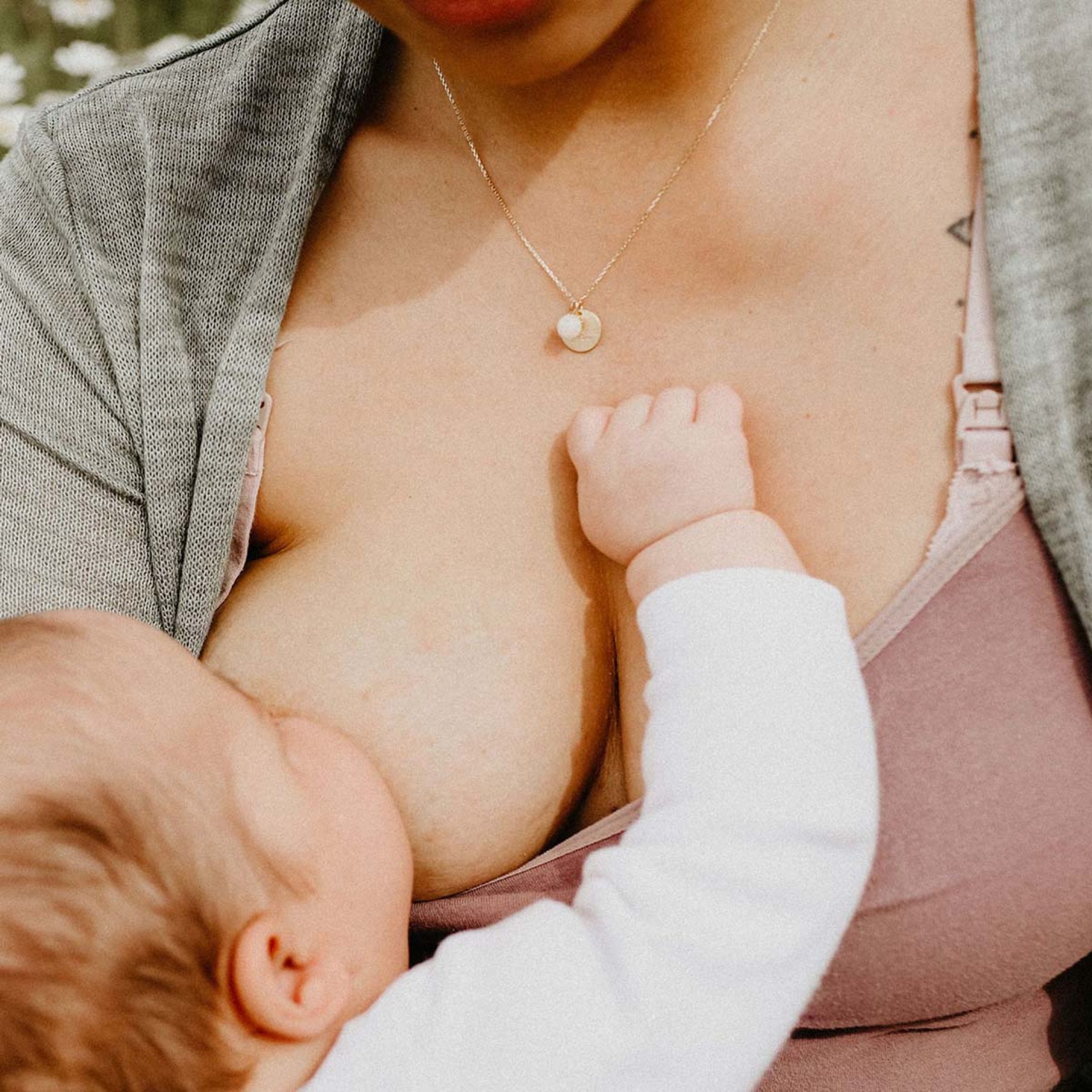 Muttermilch Stillen Baby Halskette Mutter-Kind-Schmuck