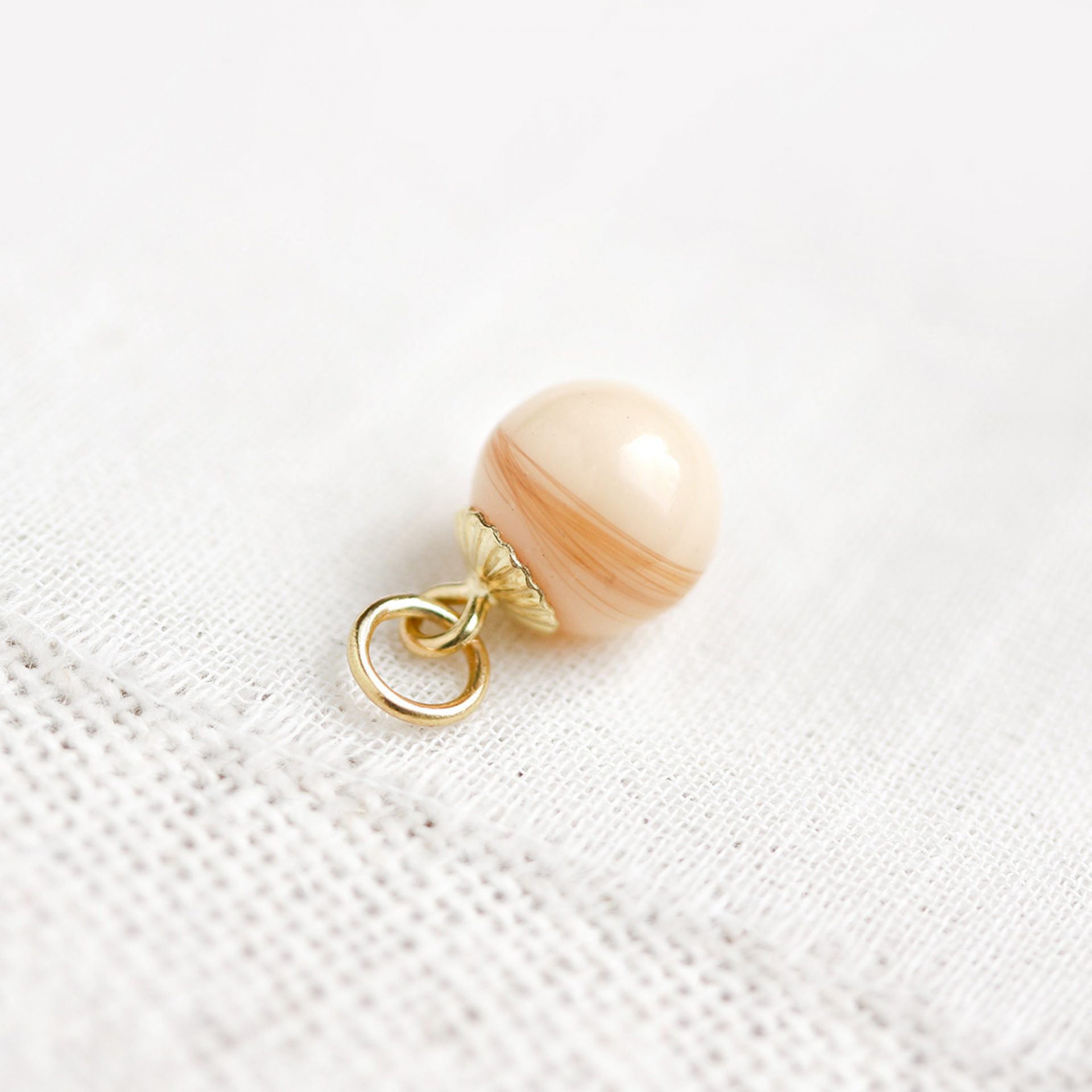 Perle mit Babyhaar Muttermilchschmuck Haar Kette