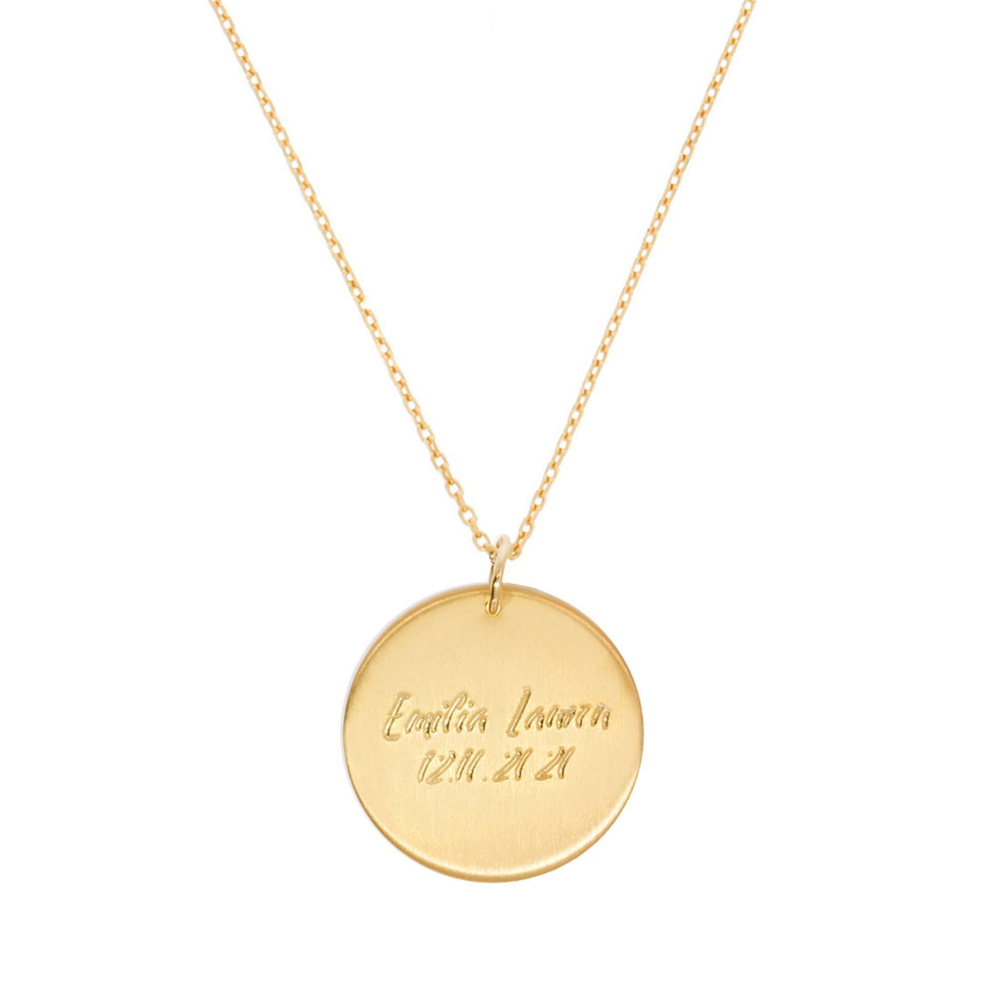 Kette mit personalisierter Gravur für Damen
