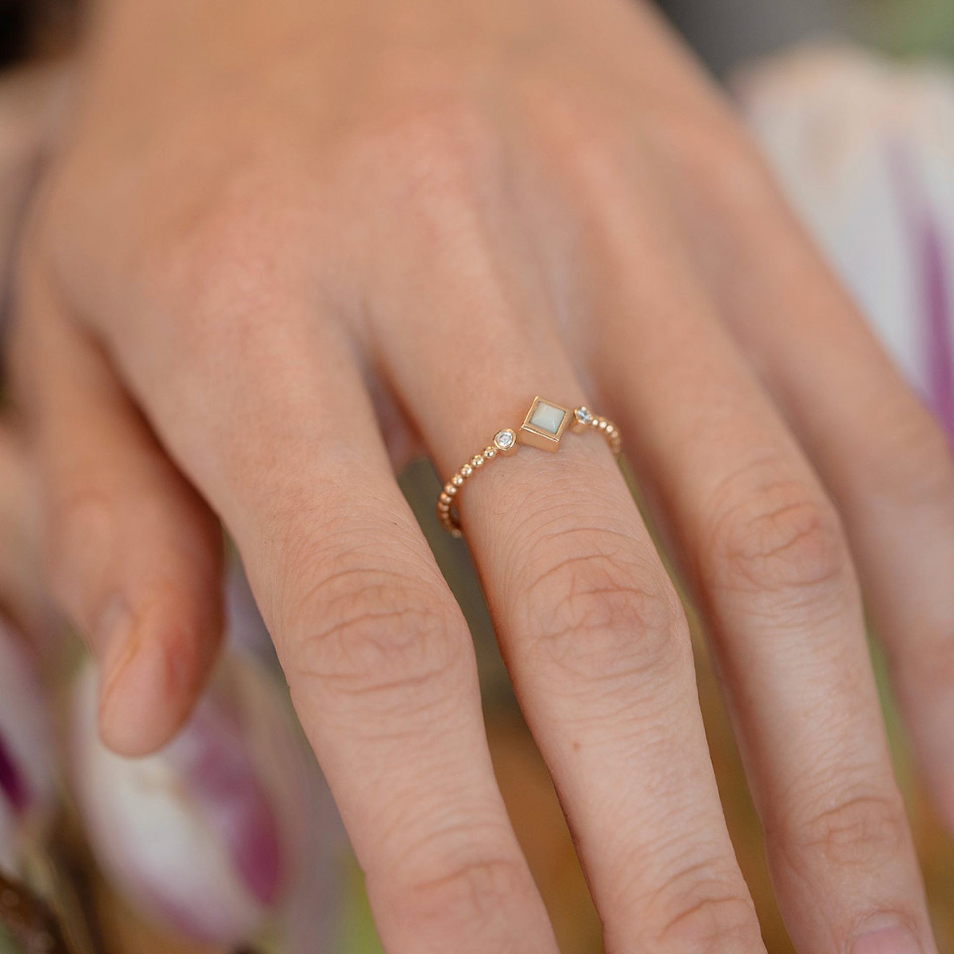 Muttermilchschmuck Ring Echtgold