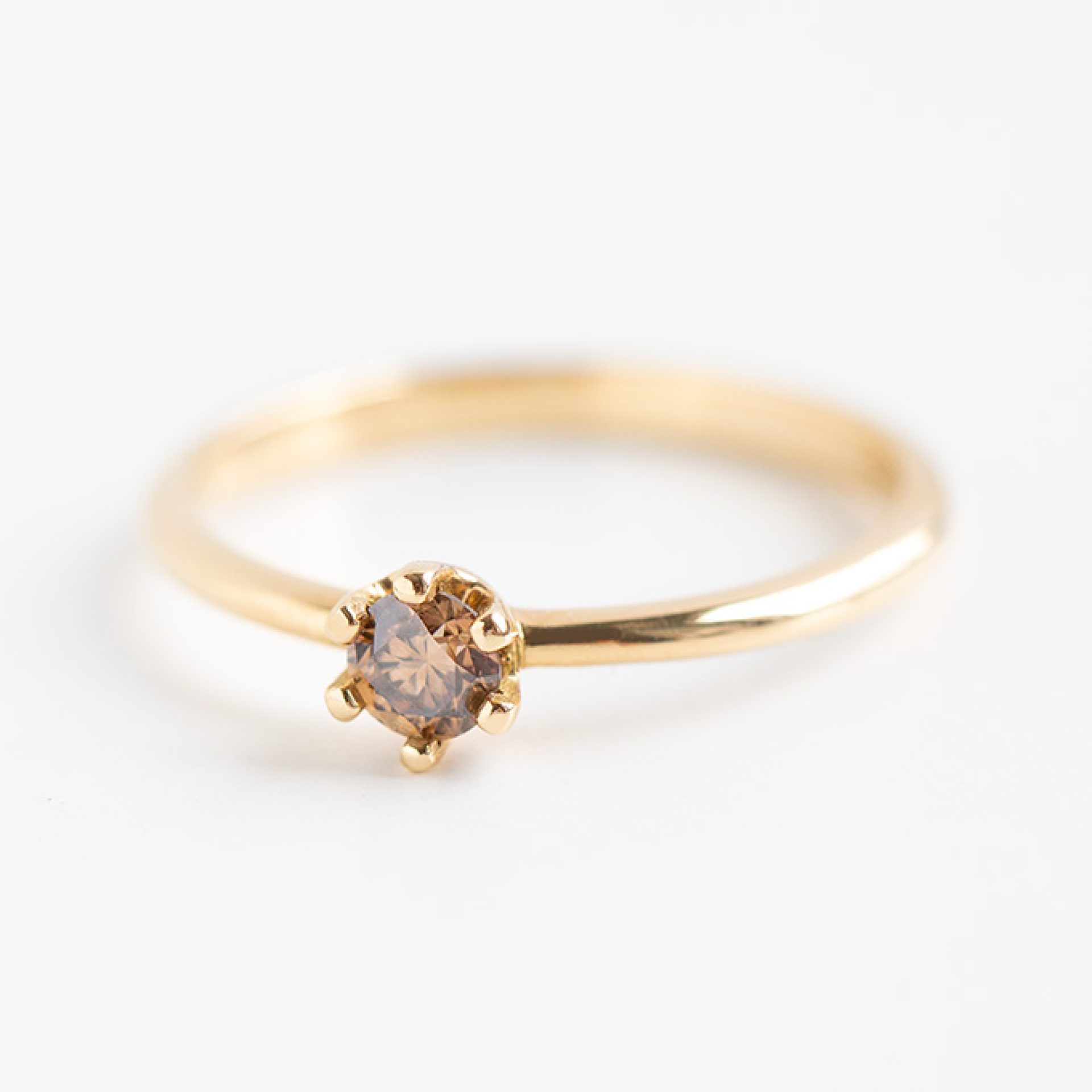 Ring Cosma Verlobung Geschenk 18 kt Gold Diamant Brillant