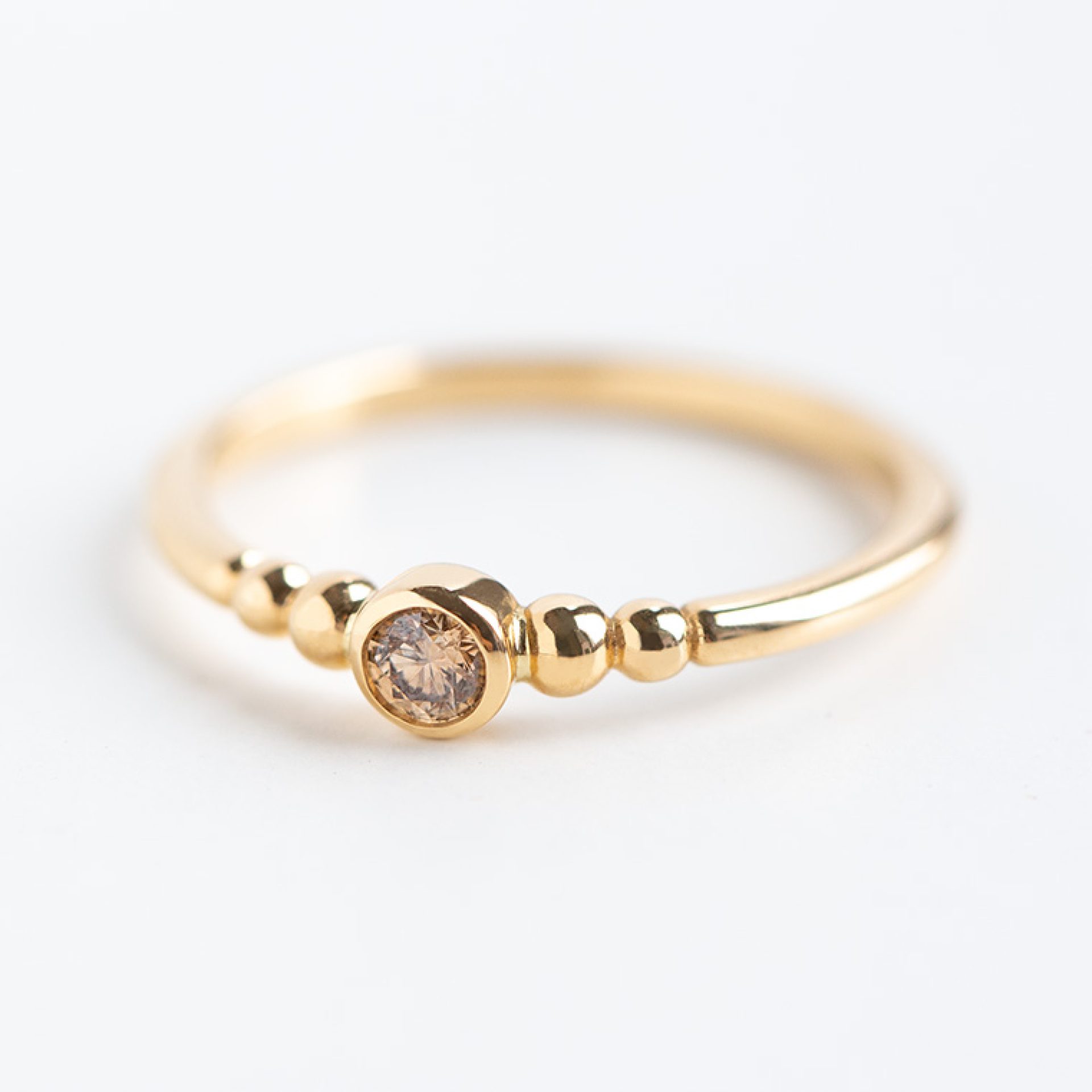 Verlobungsring Nola Diamant 18 kt Oekogold