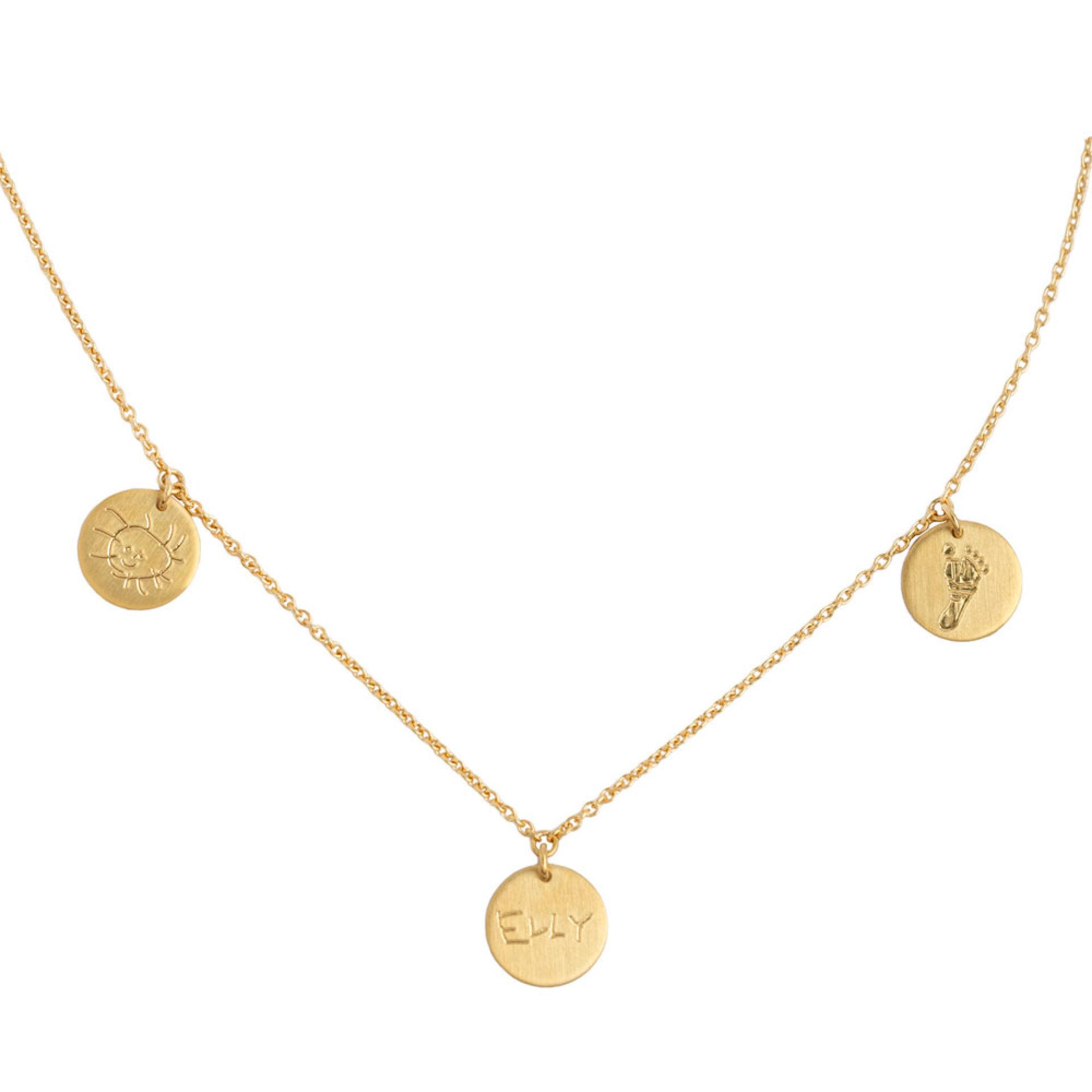 gravurkette elly web gravierter schmuck